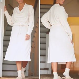 Anthropologie Daily Practice Cream Dress 2X